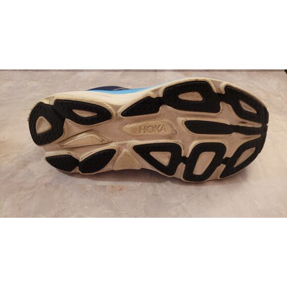 Hoka One One Bondi 8 Men's Outer Space/All Aboard SIZE 11 Blue White - Picture 6 of 11